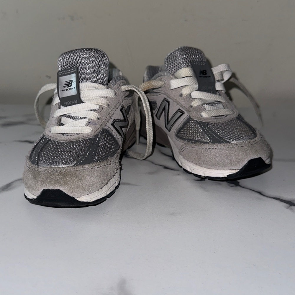 Pre-owned New Balance Kids' Black and Gray 999v4 Sneakers - Picture 14 of 14